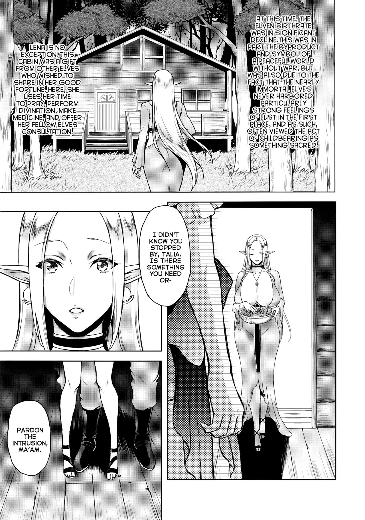 Kaihana - Ochita Elf Tsuma page 5 full