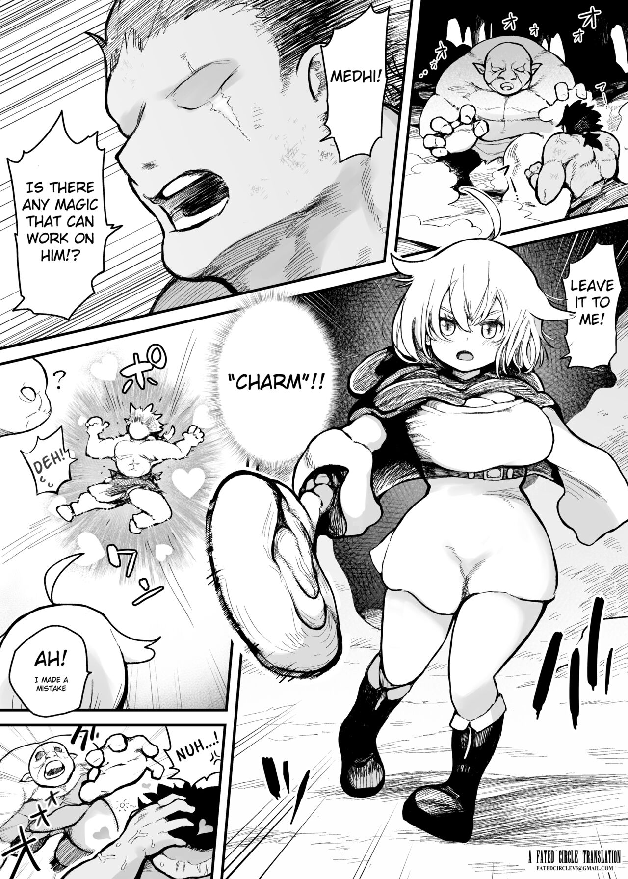 Ponkotsu Majo ga Nakama no "Miryou Joutai" o Karada o Hatte Naosu Ohanashi page 1 full