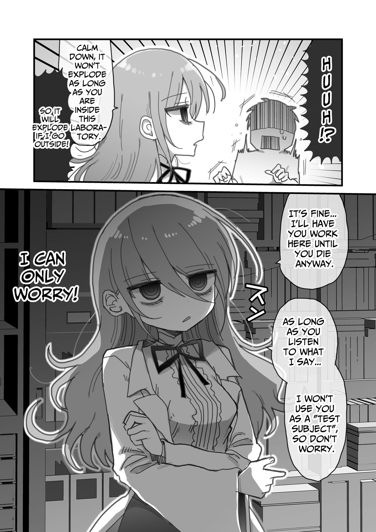 Downer Kenkyuusha Onee-san ni Onegai shite Ecchi na Koto shite Morau Hanashi. | I Requested Erotic Assistance From A Languid Lab Woman. page 4 full