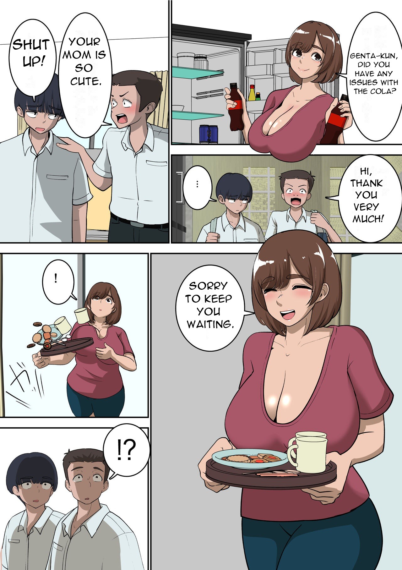 doukyuu nama ni eroi me de mi rare te iru uti no kaa san to raburabu etti si te mi ta - I Had Sex with My Mother, Who was Being Looked at Erotically by My Classmates page 4 full