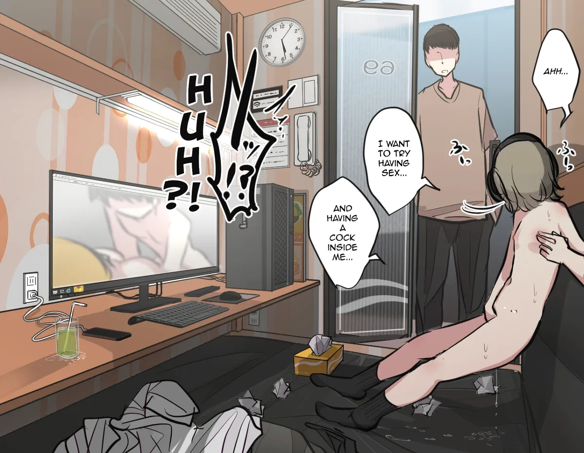 Best Friend-Chan Masturbating in an Internet Cafe page 8 full