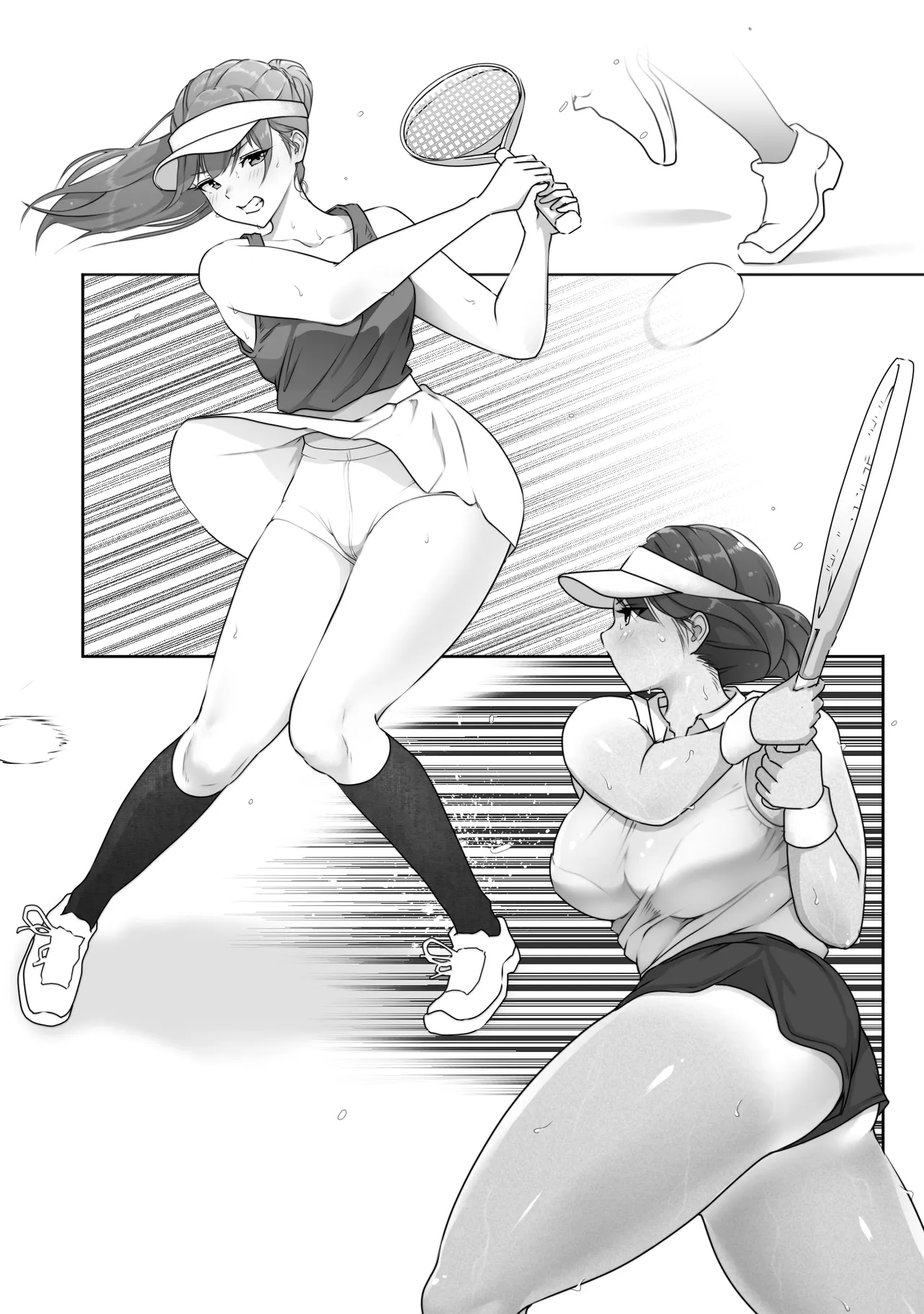 Tennis-bu wa Yakyuubu no Te ni Ochimashita page 4 full