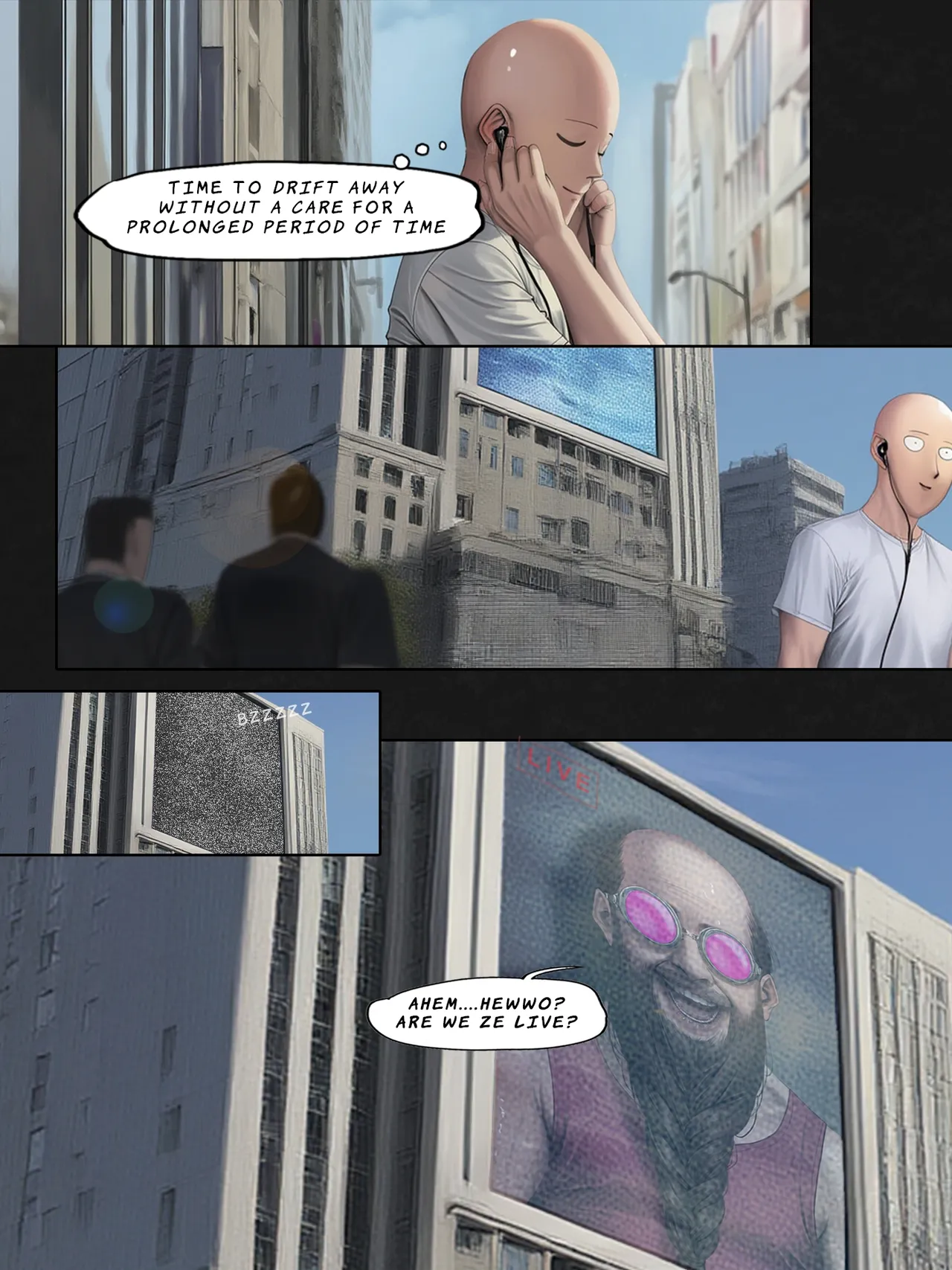 Humanity's Last Broadcast - A Tatsumaki Doujin page 8 full