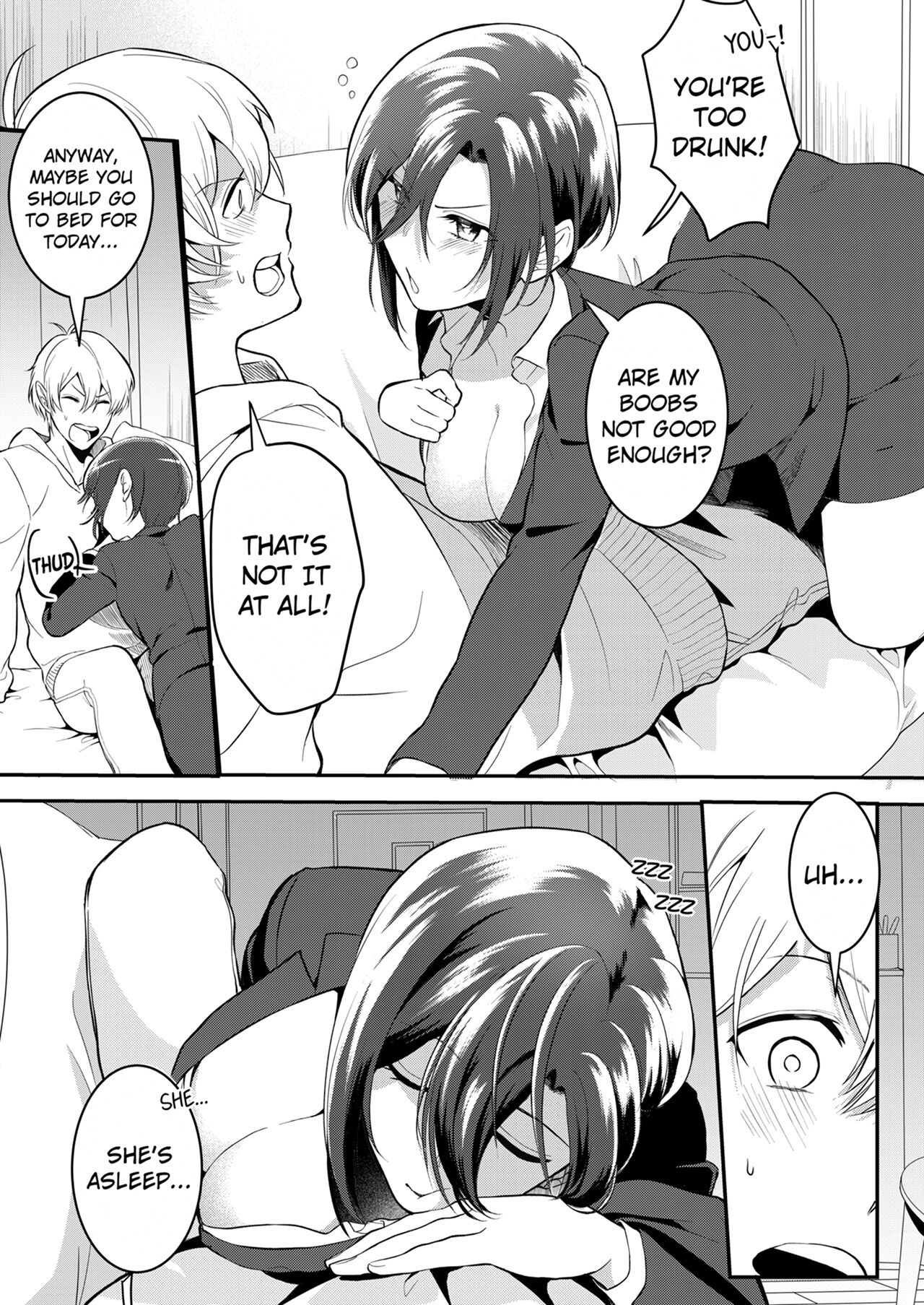 Hageshii SEX de Motokare o Wasuresasete ~ Yotta Furi shite Izanau Ane 1 | Make Me Forget My Ex-Boyfriend With Rough Sex - My Cousin Fakes Drunkenness to Entice Me 1 page 9 full