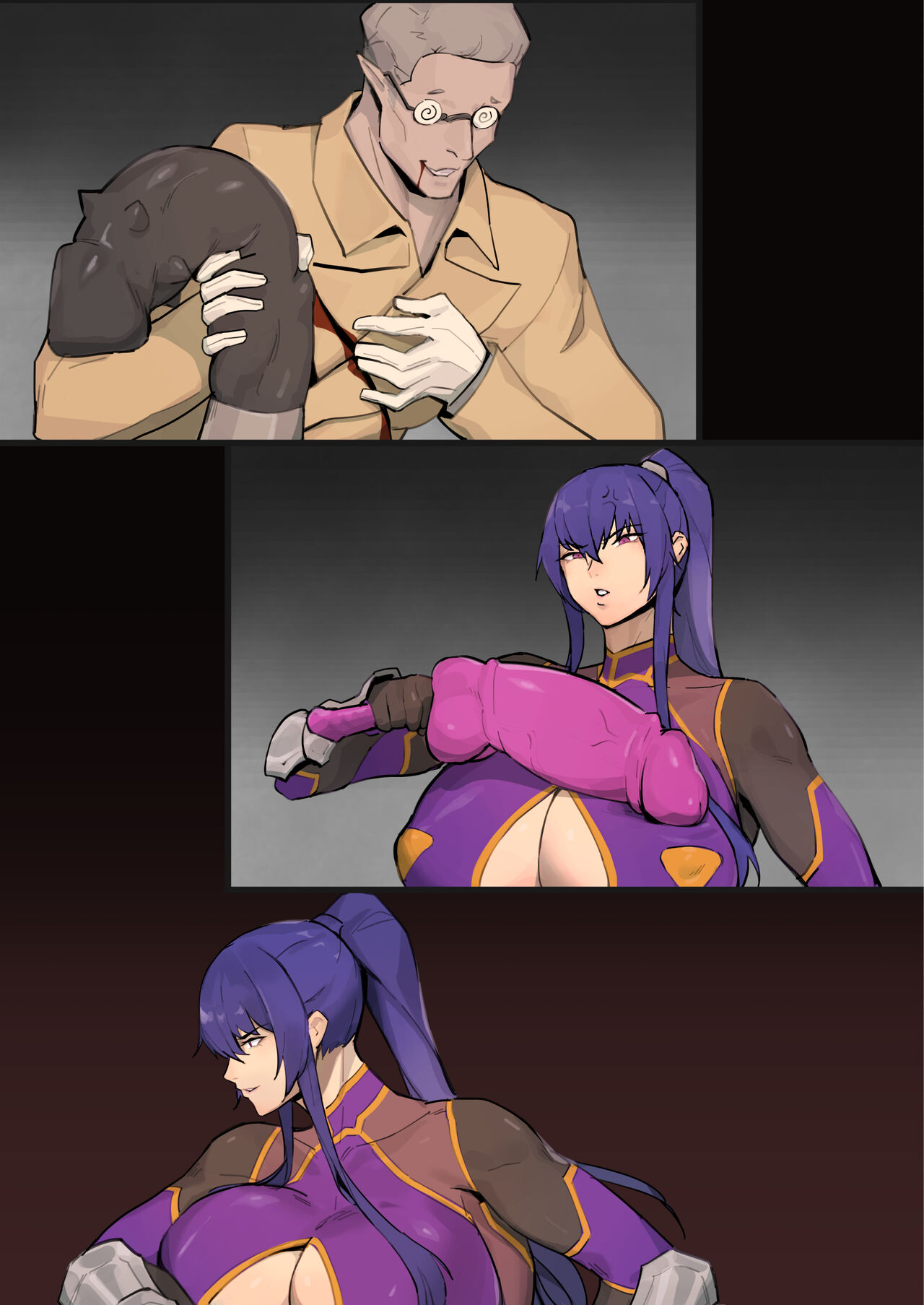 秋山凜子被自己的必杀技干到两穴扩张 page 6 full