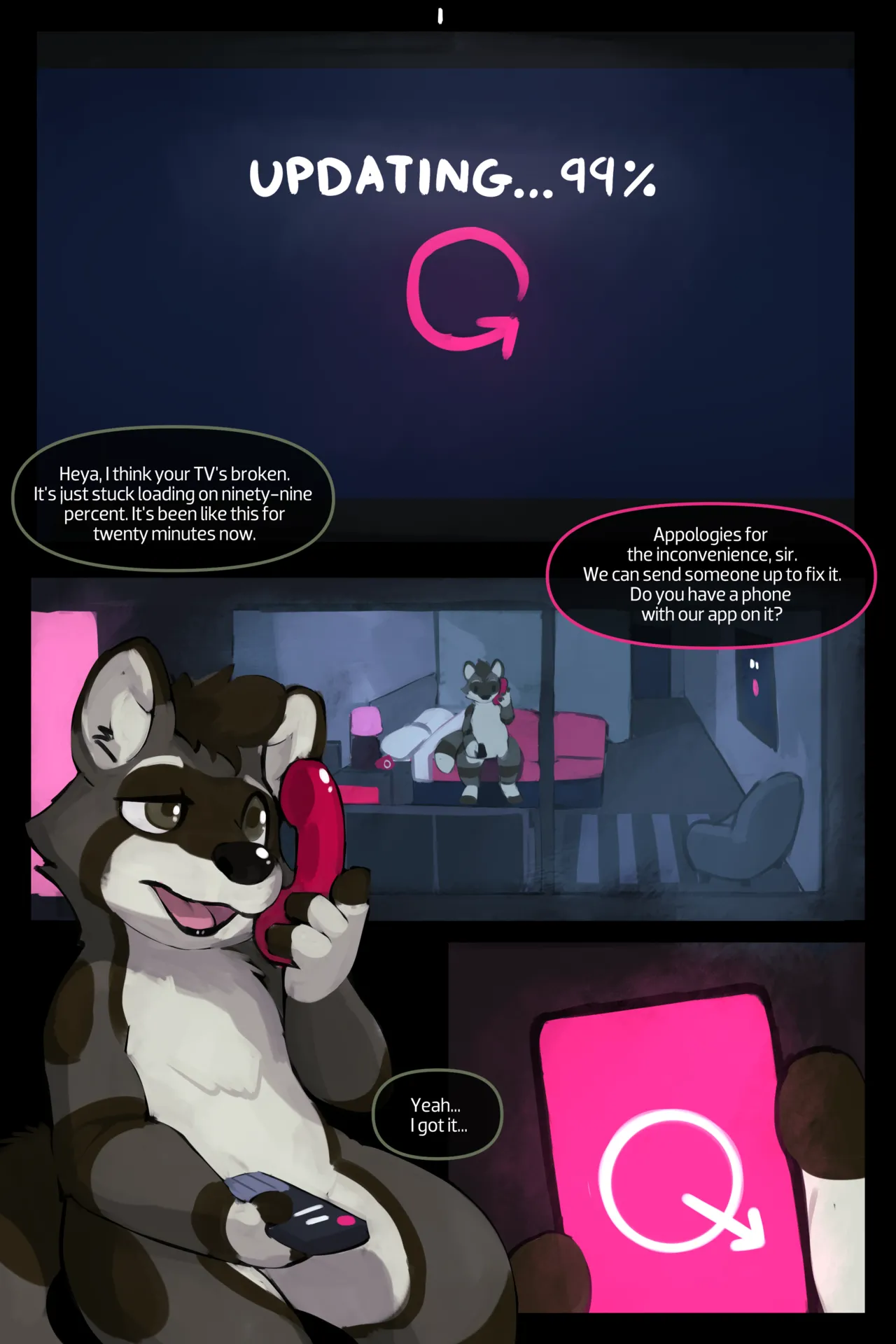 Hotel Room Service page 1 full