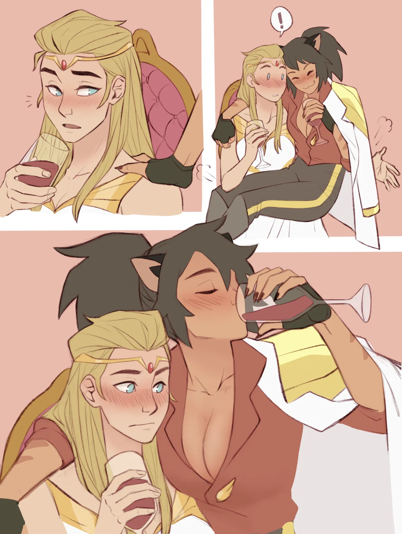Catradora Comic page 1 full