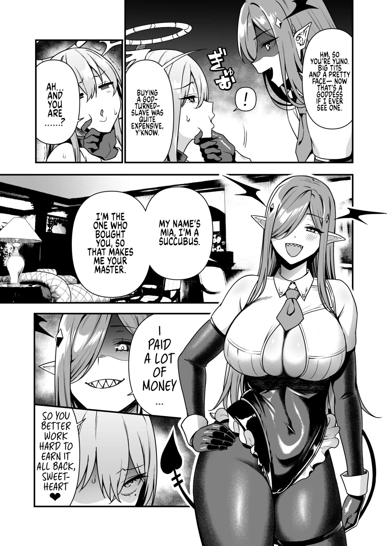 Ochibure Megami no Yamibaito | The Fallen Goddess Has A Dark Part-time Job page 10 full