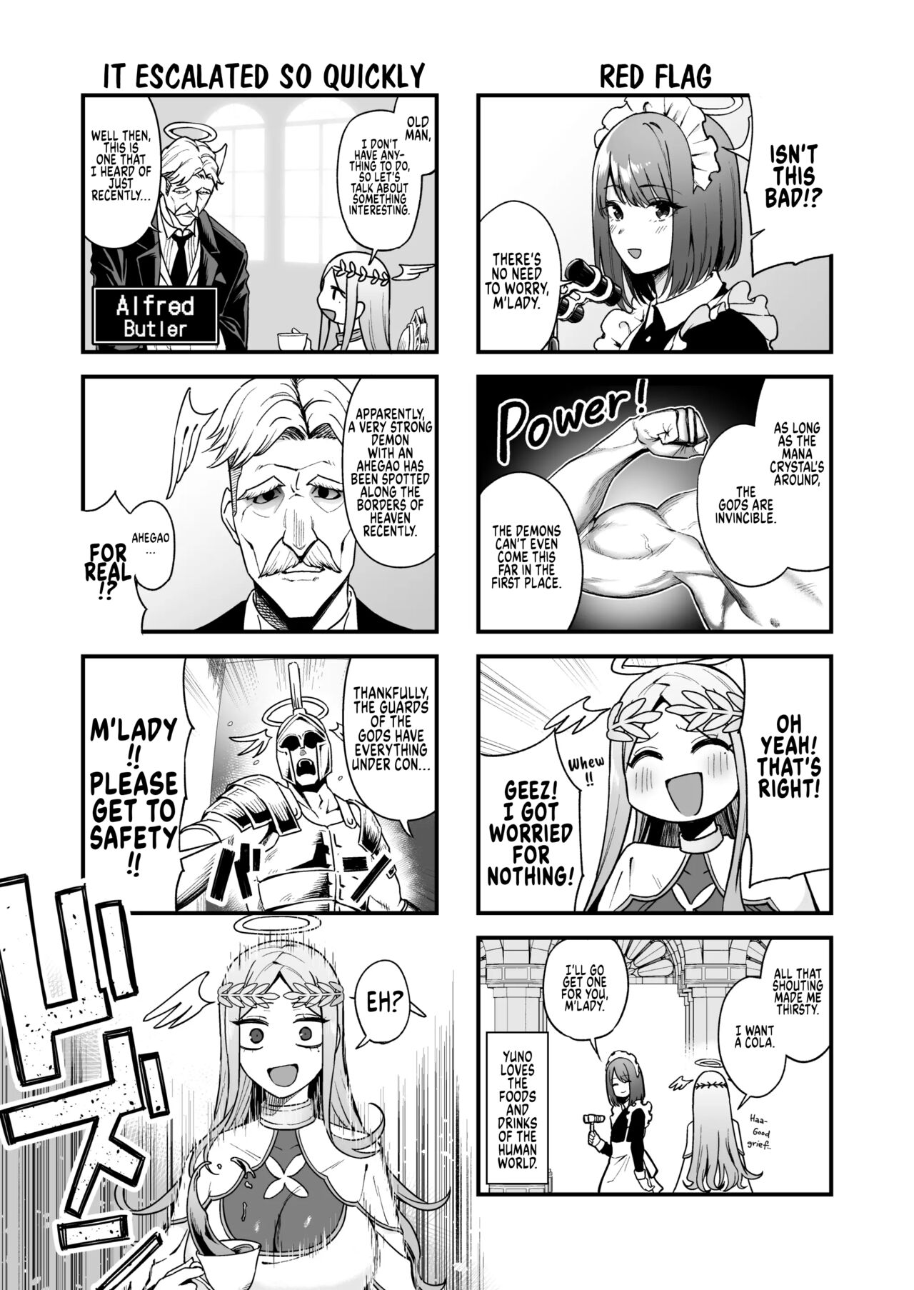 Ochibure Megami no Yamibaito | The Fallen Goddess Has A Dark Part-time Job page 7 full