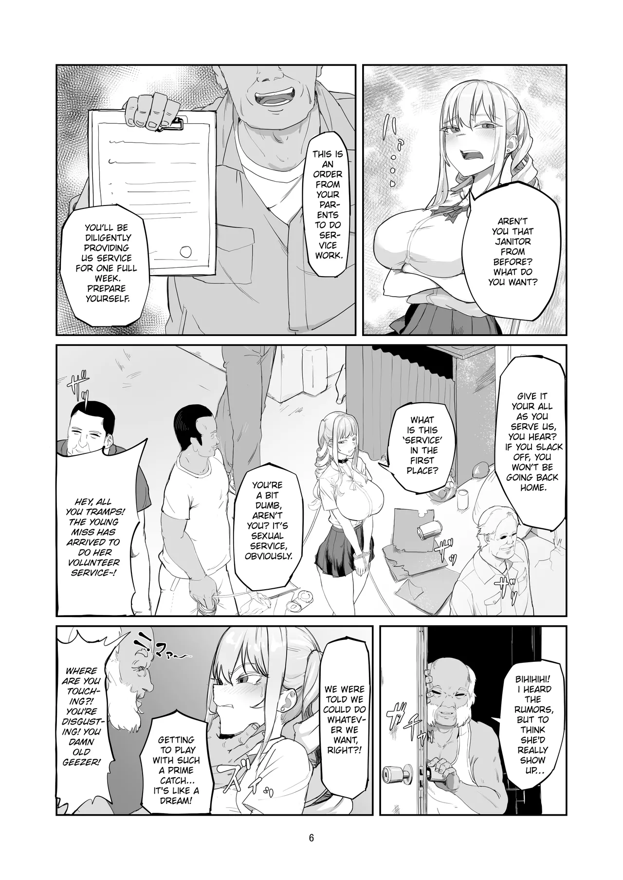 Furyou Ojou-sama Saikyouiku | Reforming the Delinquent Young Lady page 6 full