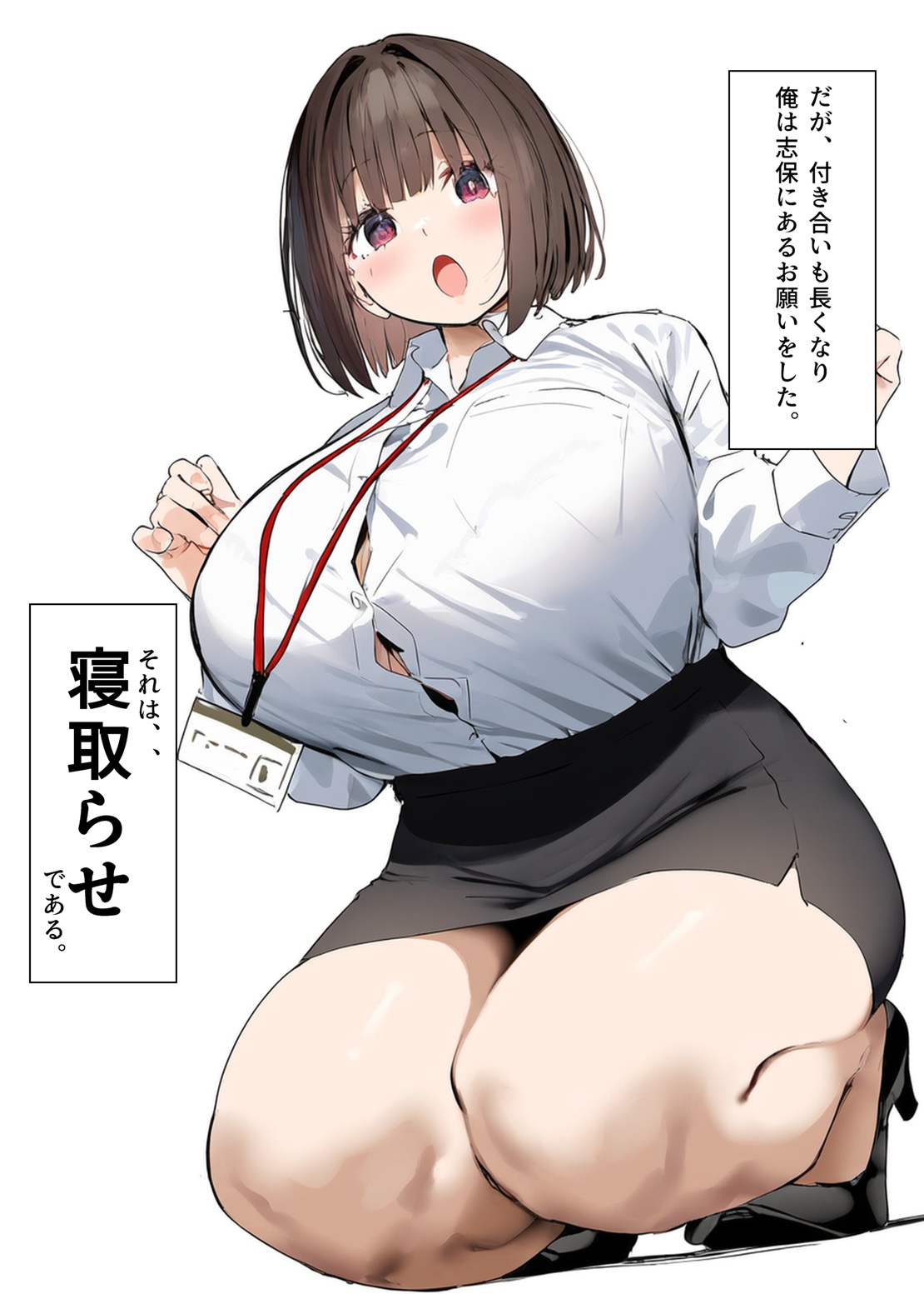 Minna ga Neratteru Shinsotsu-chan wo Netorasetemita Ominubasu page 3 full