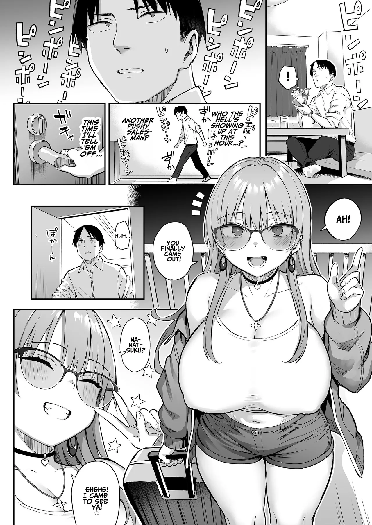 Moto InCha no Kyonyuu Yariman Imouto ga Erosugite, Onii-chan wa Mou...!! 4 | I Can't Handle My Former Bookworm Little Sister Now That She's a Slut!! 4 page 4 full