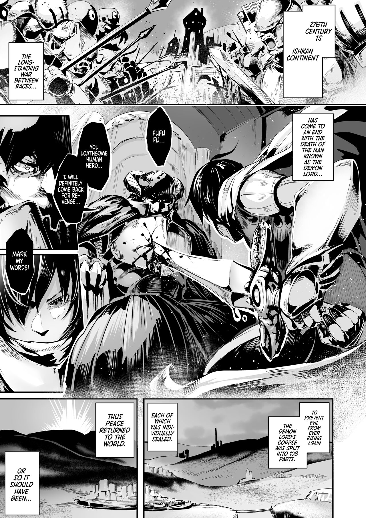 A Tale of Tentacles, a Futanari Hero and a Genderbent Demon Lord page 2 full