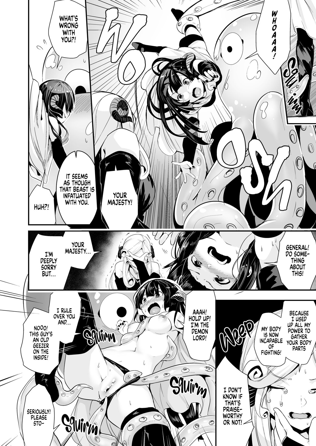 A Tale of Tentacles, a Futanari Hero and a Genderbent Demon Lord page 7 full