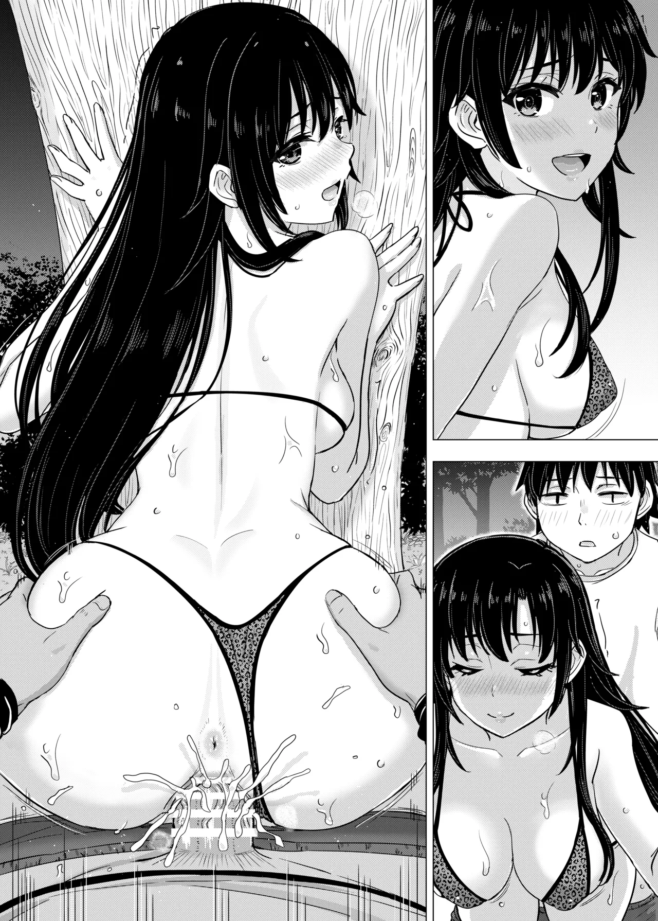 元教え子をセフレにして夜中の公園で青姦しちゃう平塚先生 page 6 full