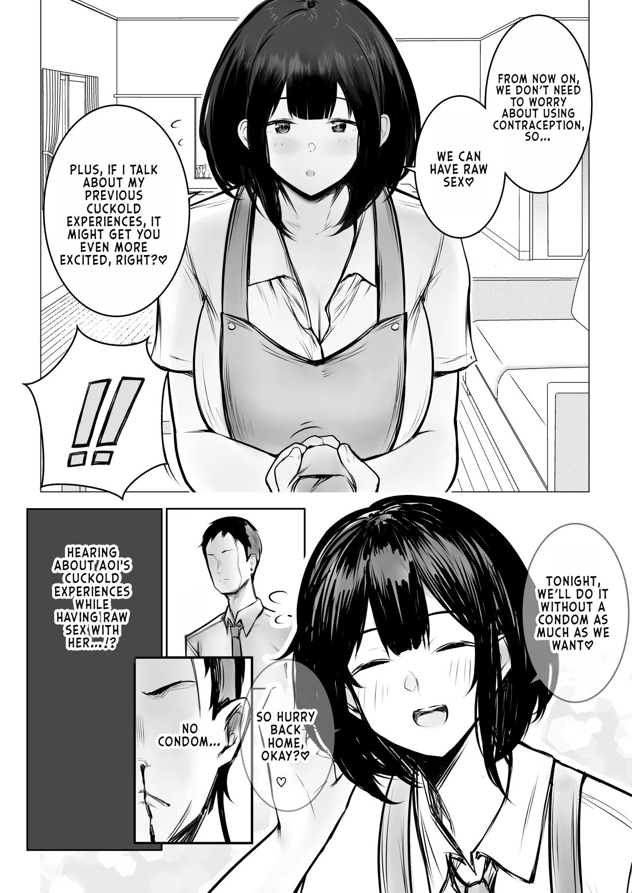 Boku dake ni Amaesasete Kureru Kyonyuu JK Tsuma o Hoka no Otoko ni Dakasete Mita 9 page 10 full