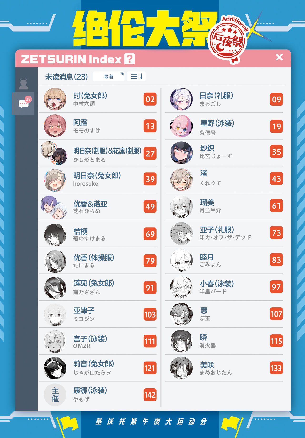 BluArch Icha Love Ero Goudou "Zetsurin Taisai Kouyasai" | 蔚蓝档案浓密恩爱エロ合同「绝伦大祭 后夜祭」 page 2 full