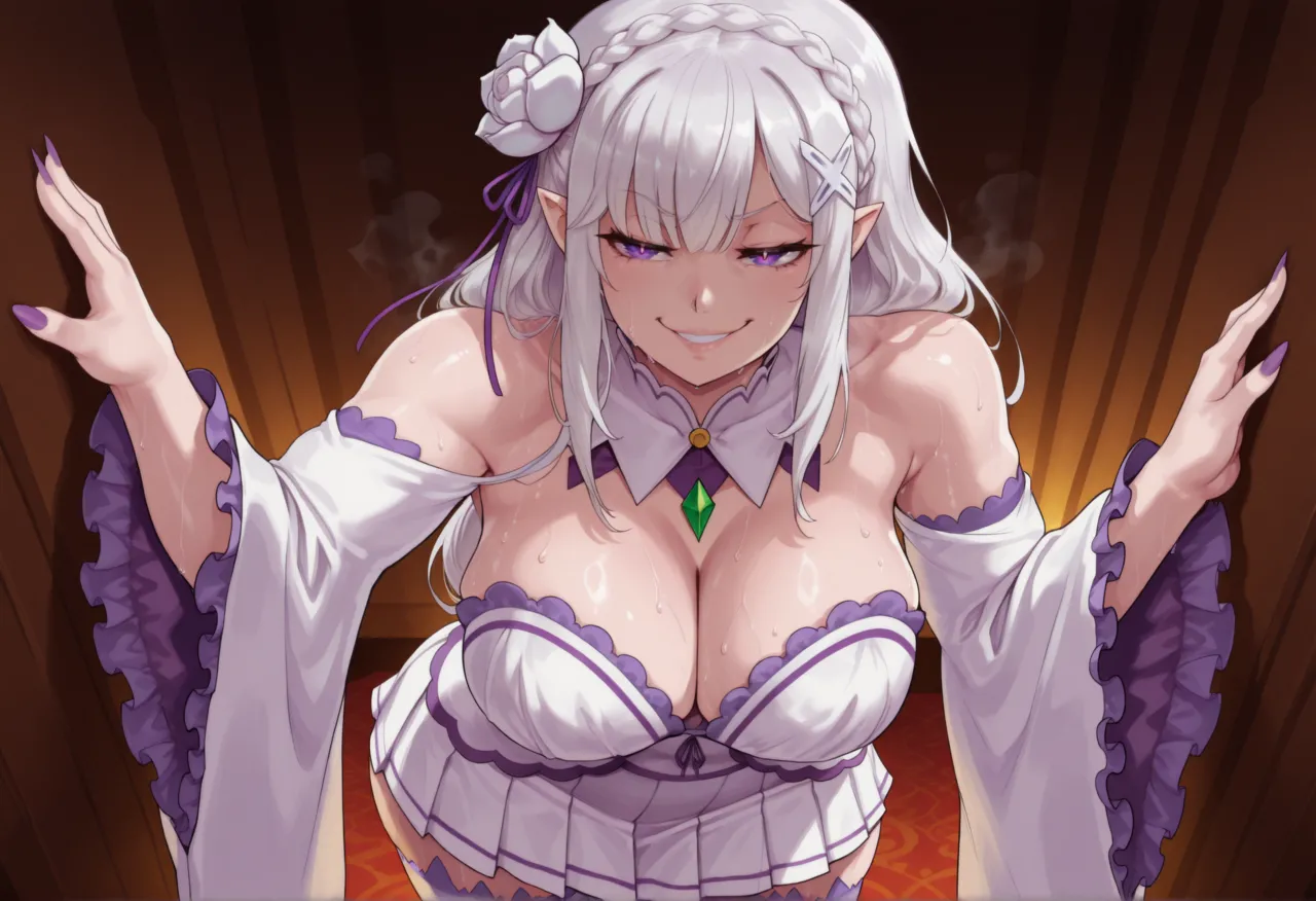 EMILIA - RE:ZERO - 110+ IMAGES kranken ai generated page 3 full