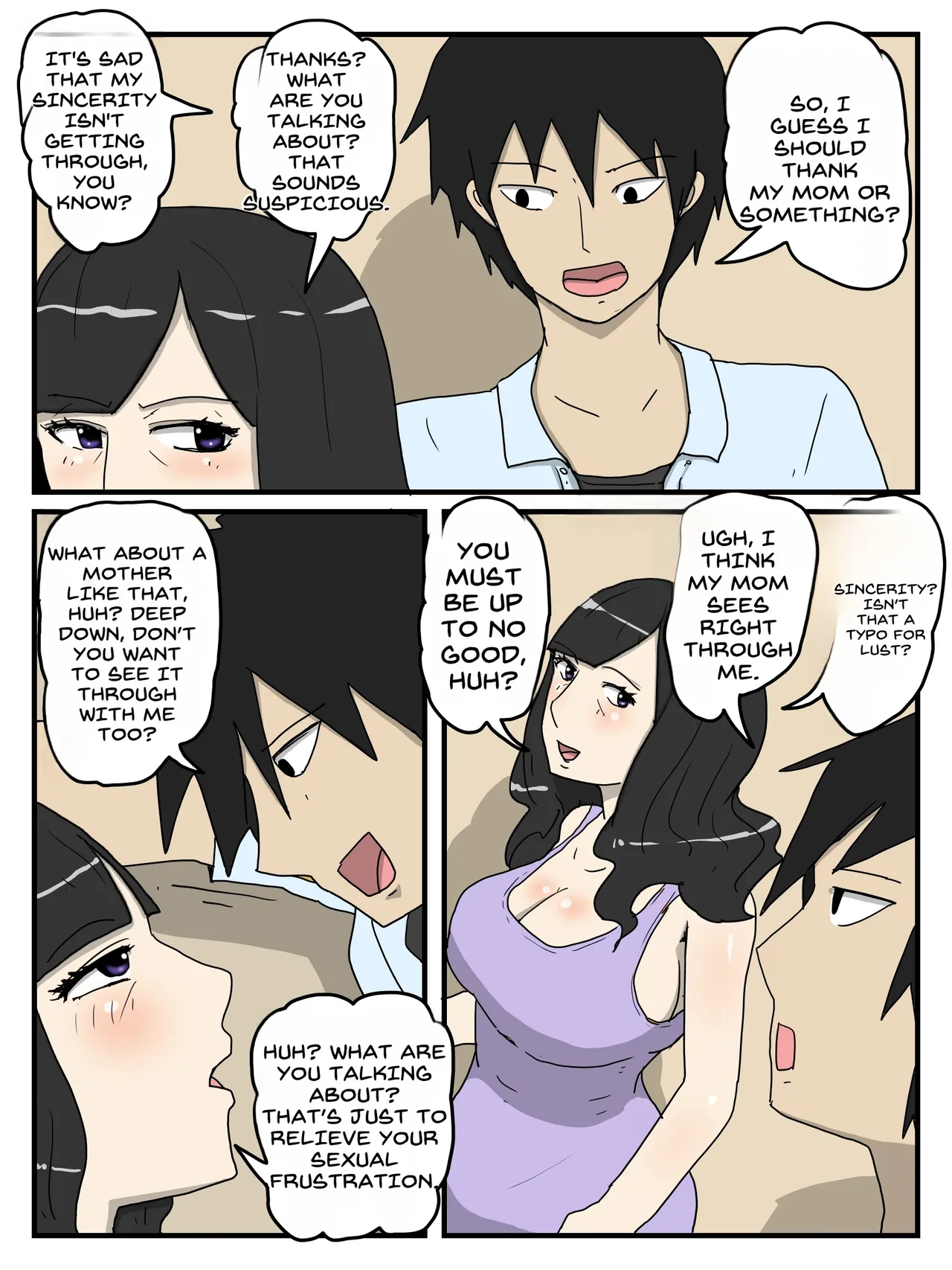 Haha no Seishori Fella no Tsuzuki wa Nakadashi Sex made Shitai page 10 full