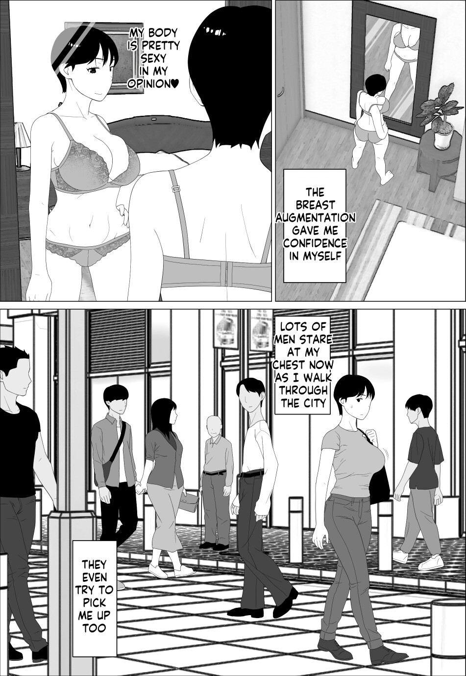 Danna to no Resu Kaishou no Tameni Toukyou Shita noni | Enlarged breasts to entice husband and yet... page 10 full