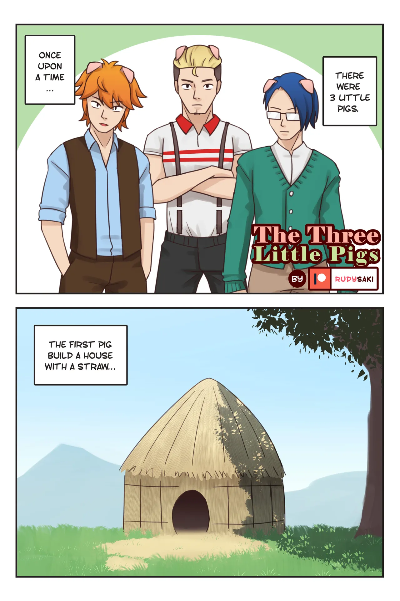 The Three Little Pigs page 1 full