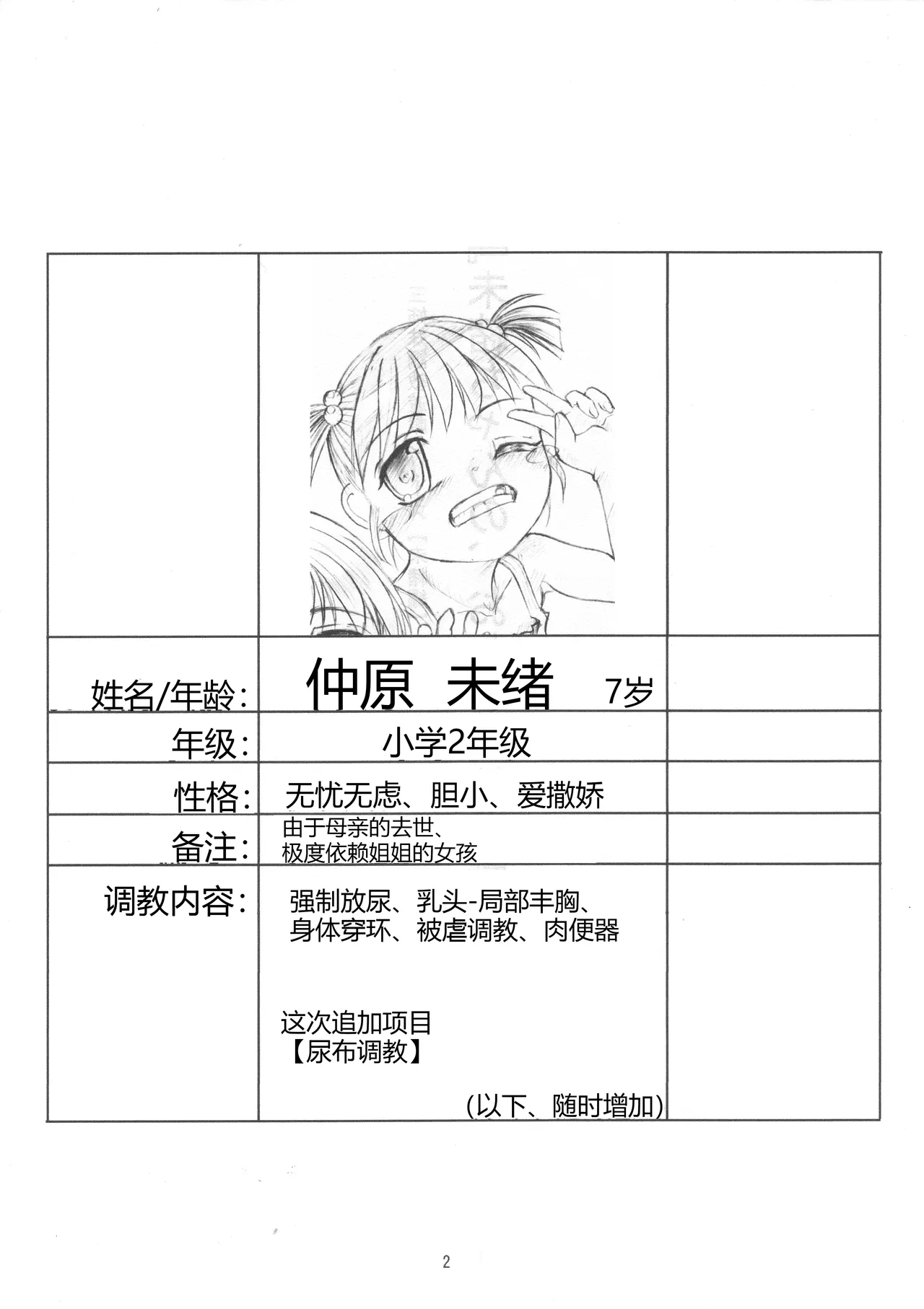 未緒ちゃんのおむつ調教遊戯 page 3 full