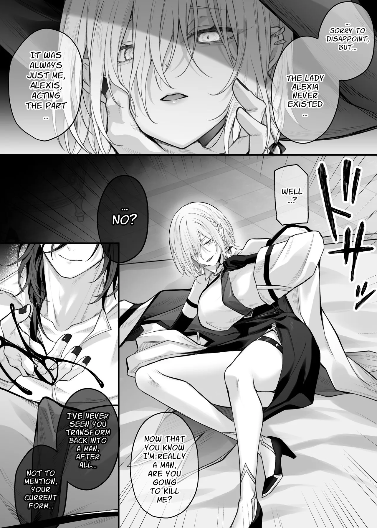 Juketsu no Majo Alexia wa Mou Otoko ni Modorenai | The Cursed Blood Witch Alexia Can Never Go Back to Being a Man page 9 full
