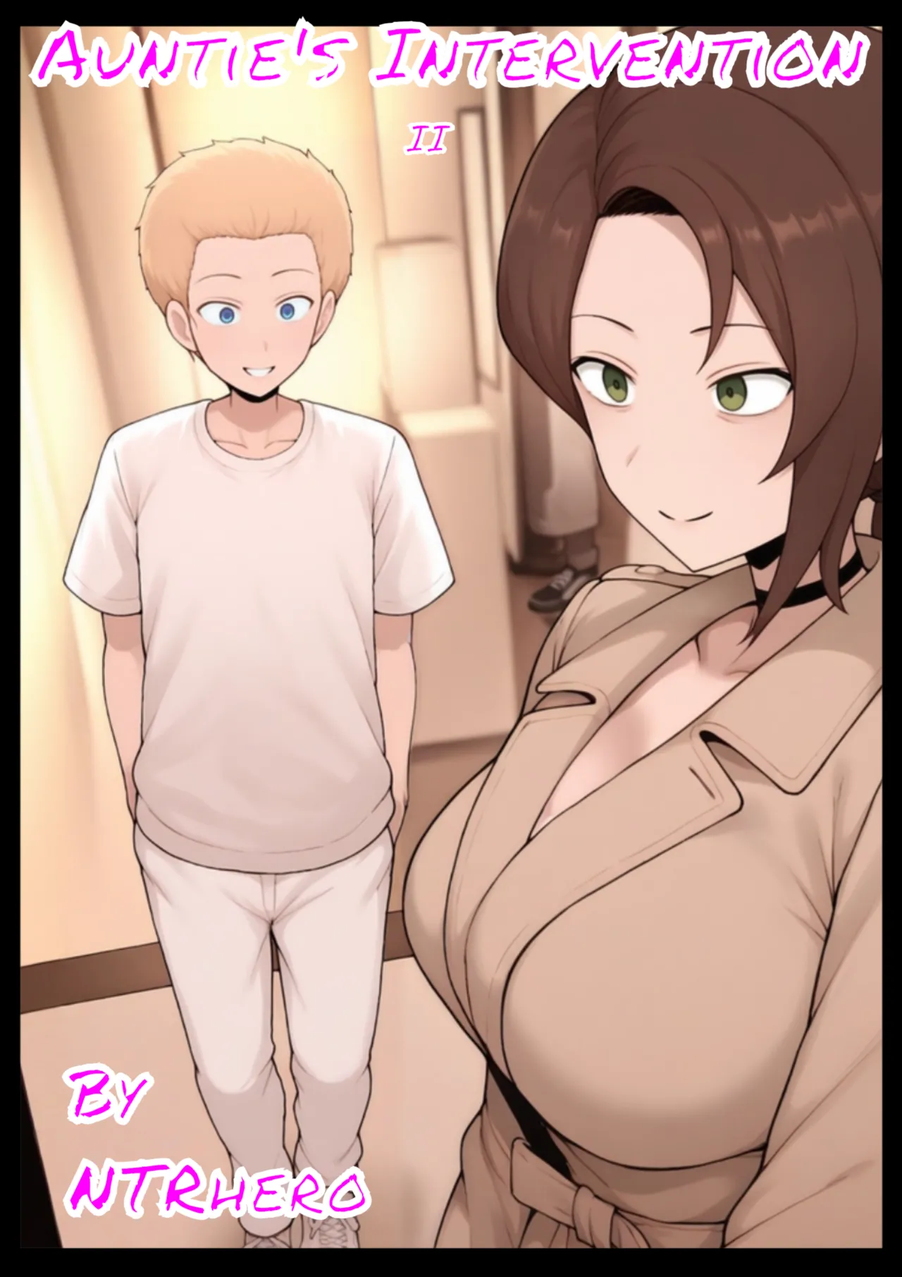 Kokujin No Tenkousei - Auntie's Intervention II - AI Generated page 1 full