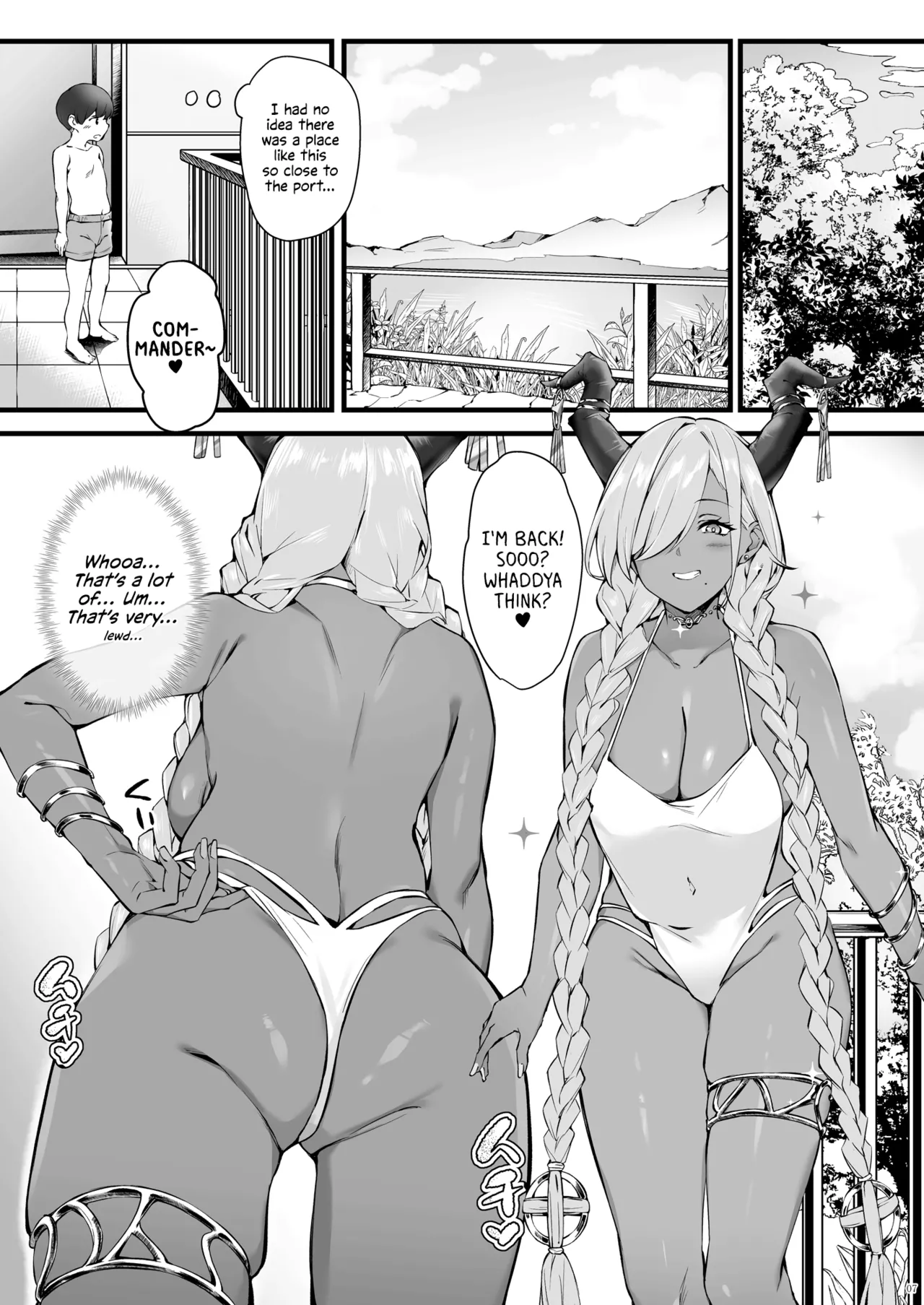 Owari to Shota Shikikan no Majiyaba na Love Power | Owari and Commander's Super High Sex Drive page 8 full