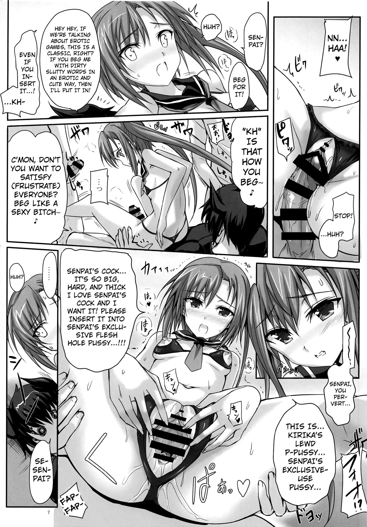 Kirika, who absolutely doesn't want to have sex with anyone other than Senpai, and the Demon Lord who wants to see such a cute kouhai in shameful ecstasy with another man's rod page 6 full