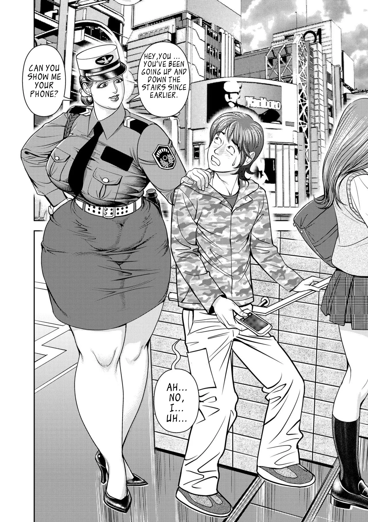 Kyojiri on'na keibi mitsugi no inryoku kenshū | Sexual Training page 3 full