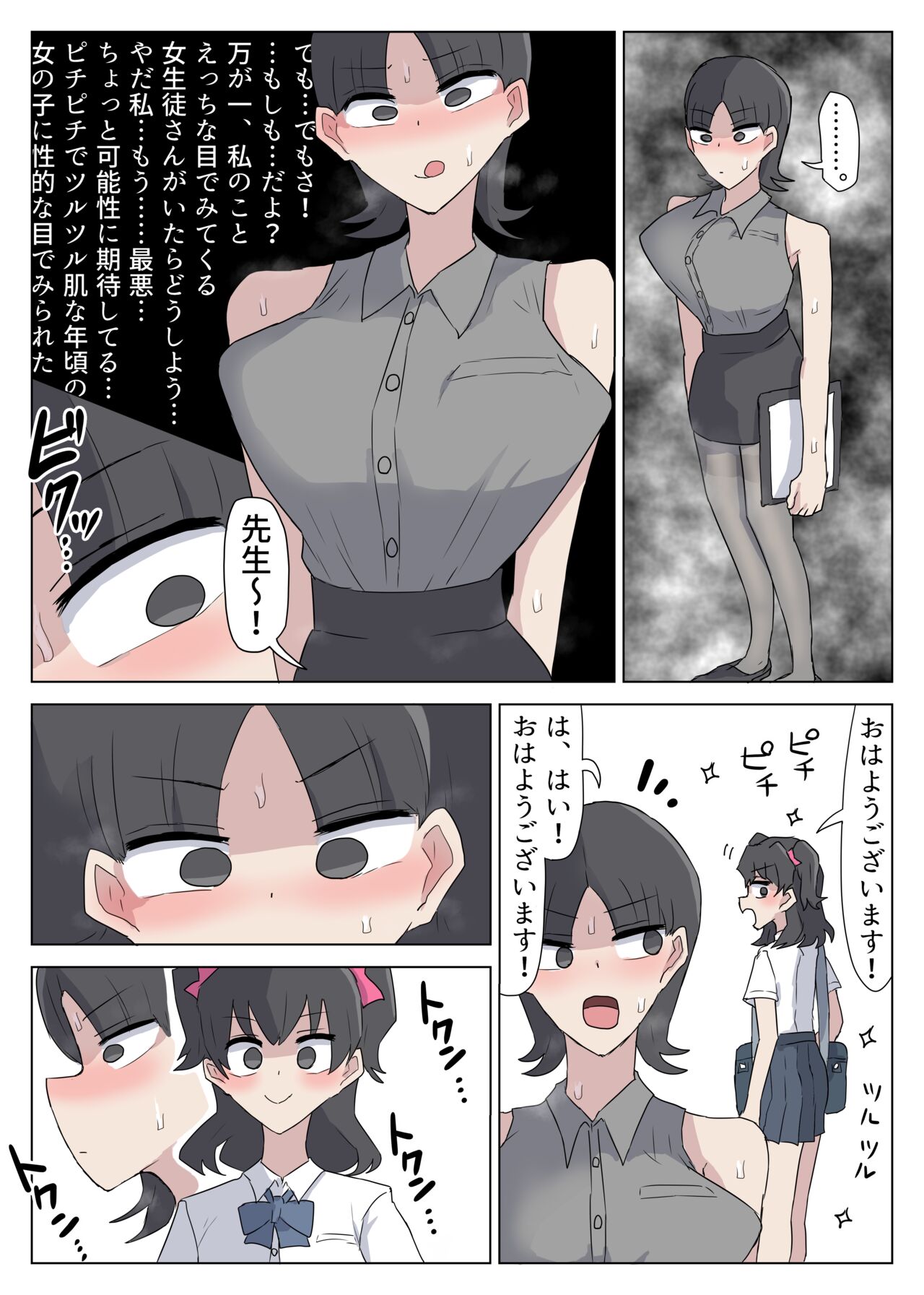 Jokyōshi o harama se makuru futanari JK-tachi no ohanashi page 4 full
