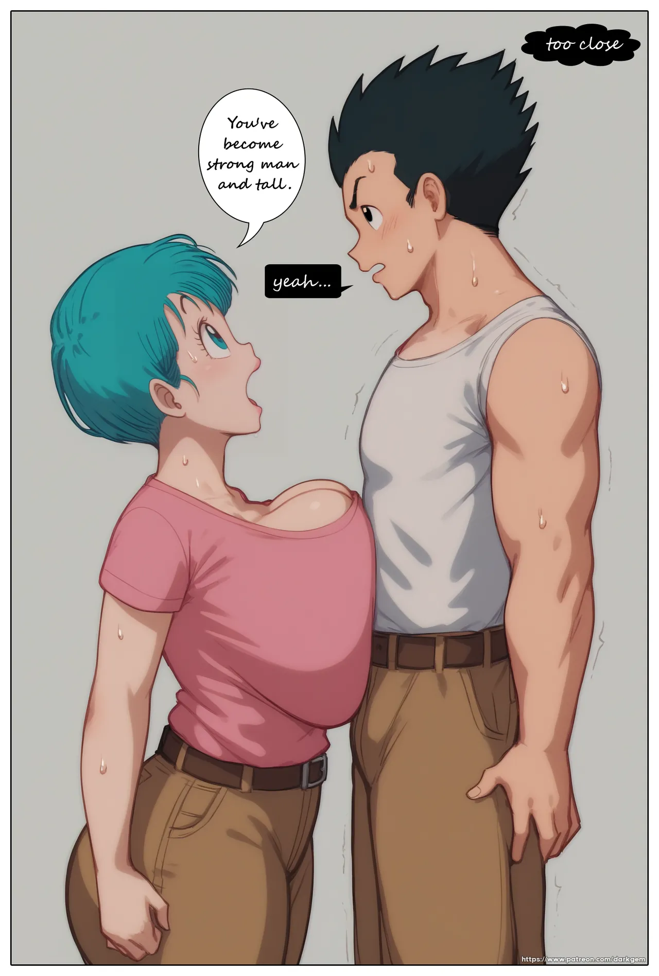 Gohan visits Bulma 1 page 3 full