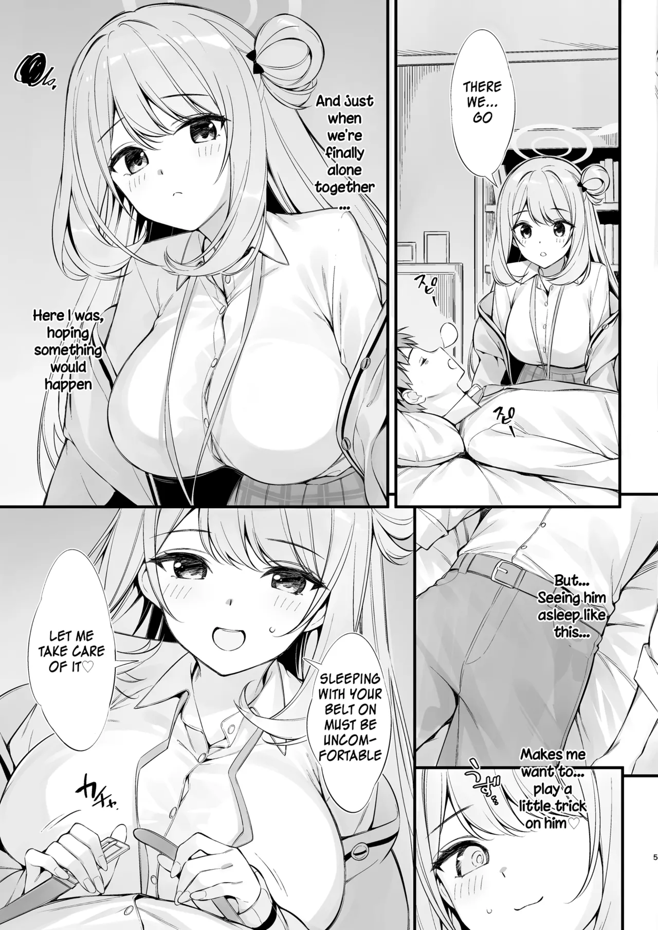 Sensei, Nechattan desu ka? Osocchattemo Ii desu ka? | Sensei, are you sleeping? May I assault you? page 4 full