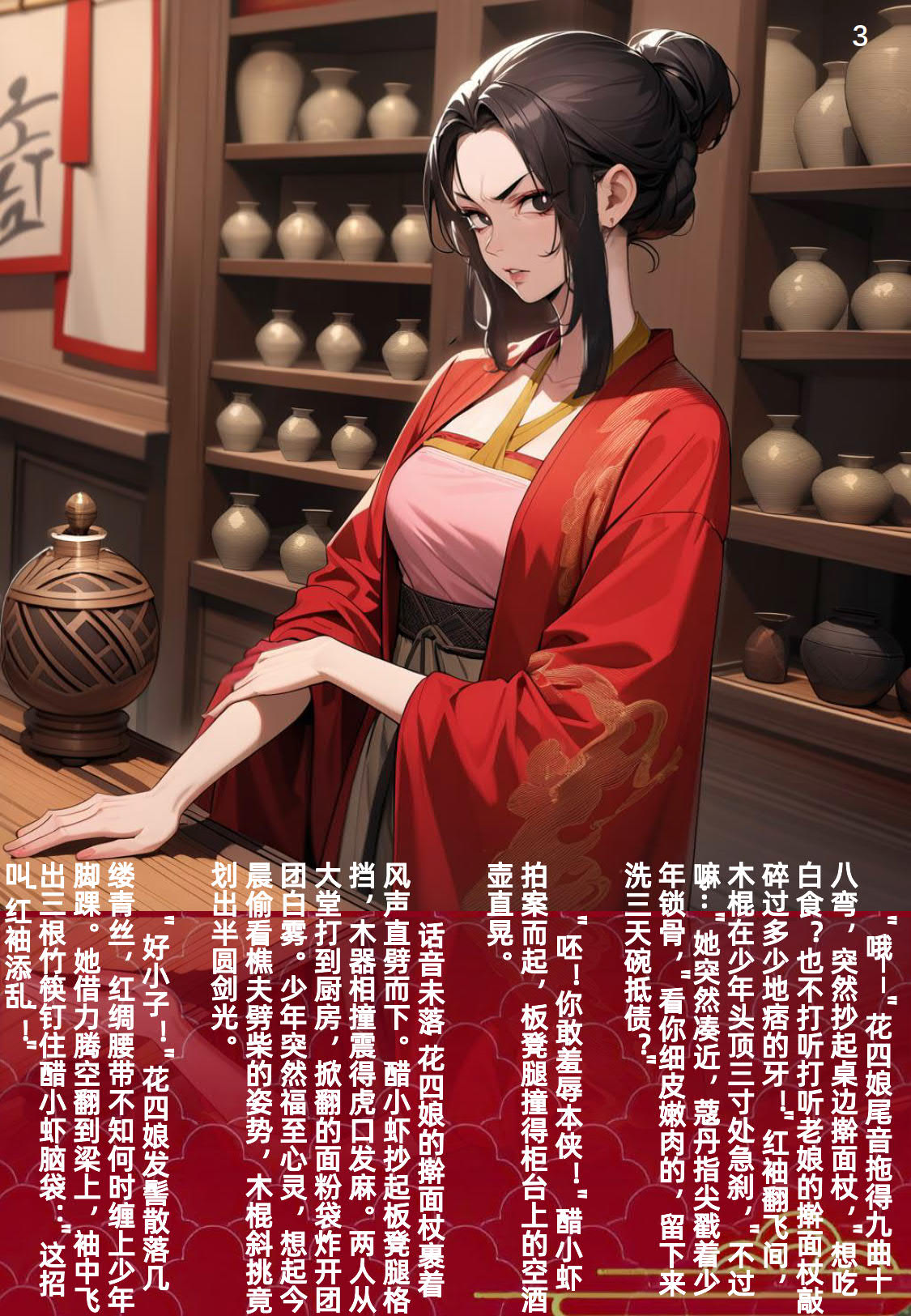 《四娘炖小虾》/花四娘/大侠立志传/Hero's Adventure page 3 full