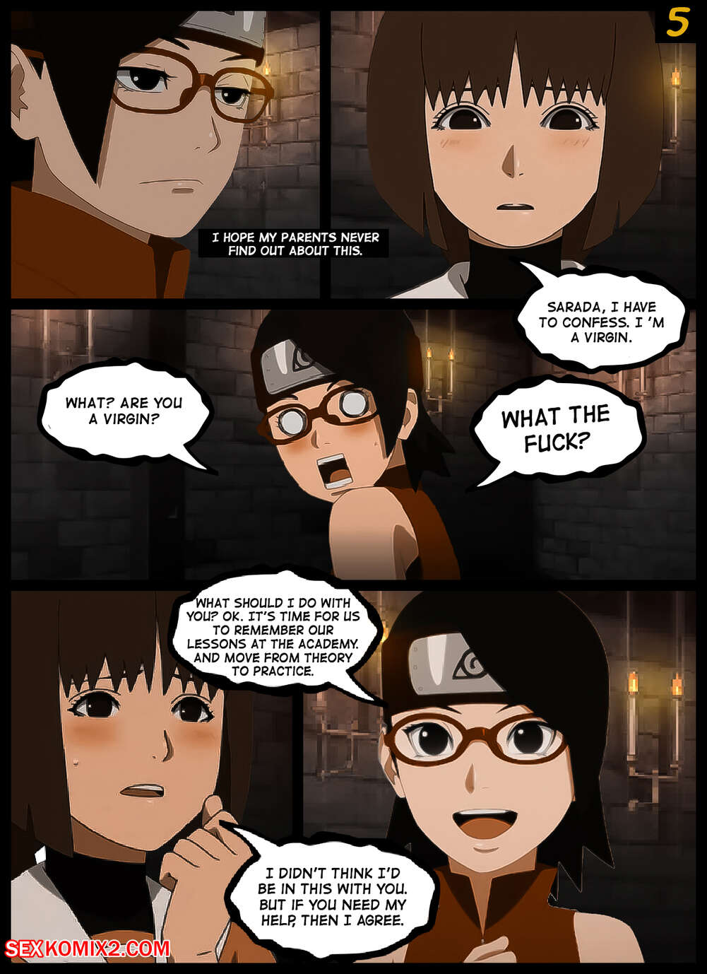 Naruto. Kunoichi Oiran. KristoLin for sexkomix2.com page 6 full