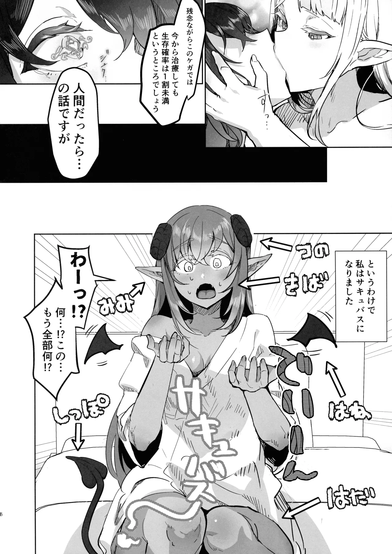 Futanari Chiryo Succubus Clinic 0 ~Succubus Kenshuu Choukyou Hen~ page 5 full