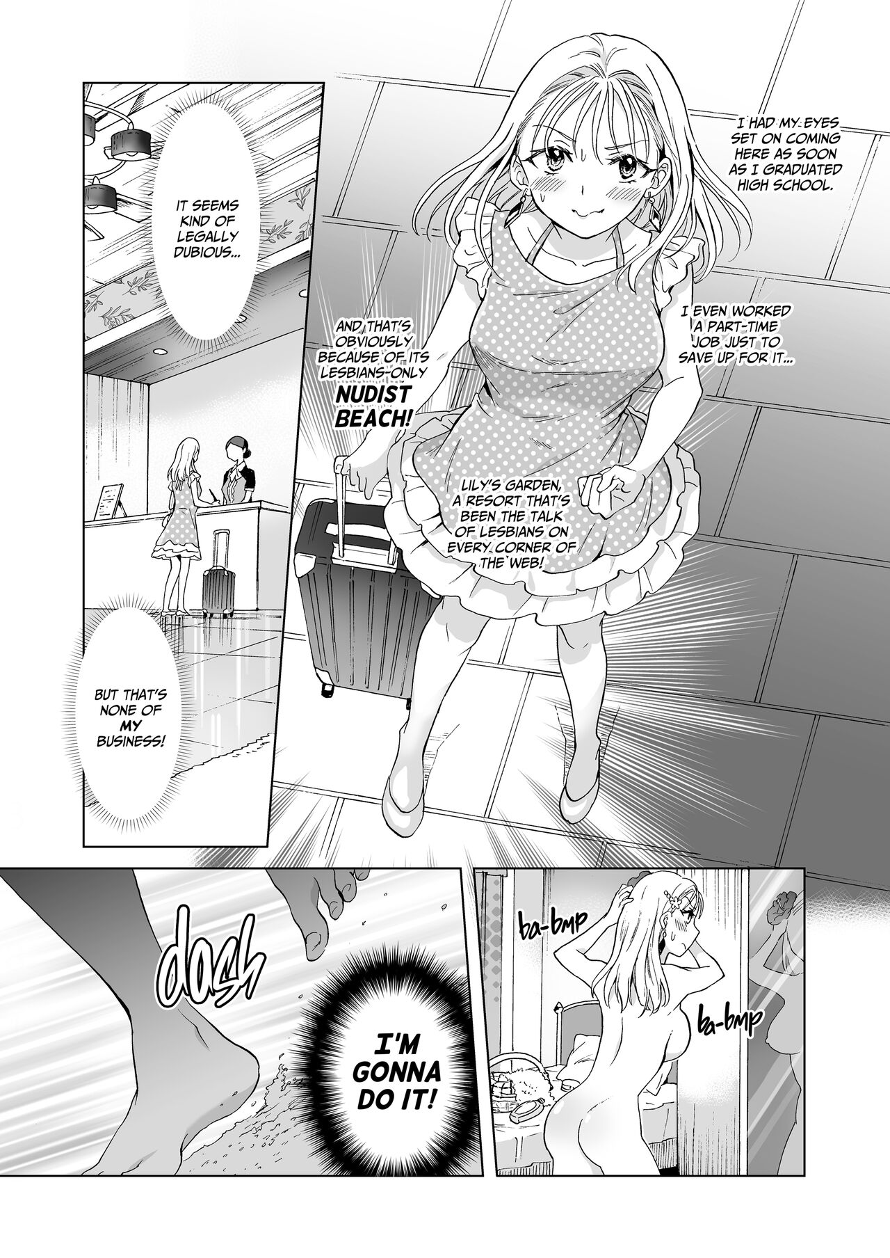 Happy Nudist Beach 2 - It's a Great Day for a Lesbian Orgy page 7 full