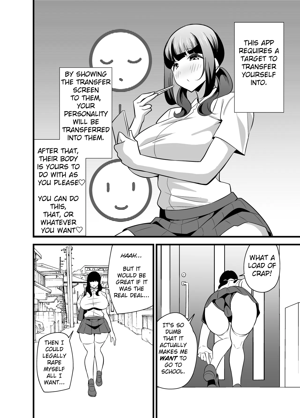 My Body is So Lewd That I Used an App to Possess an Old Guy and Do Whatever I Want To It! page 5 full