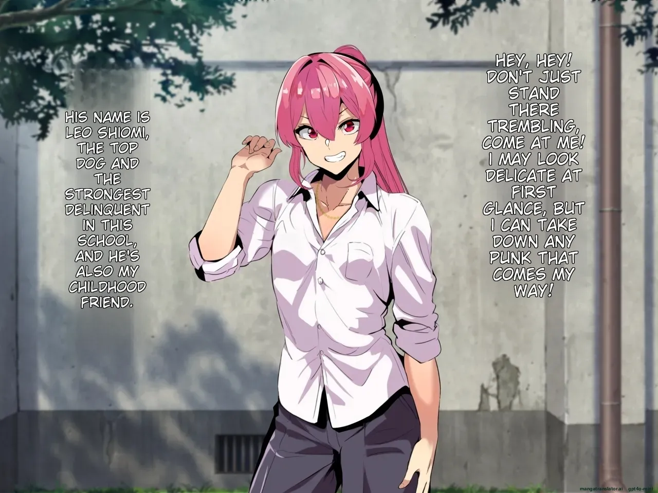 A female boy who lost a fight, a strong male who transferred schools, and a close female friend whom he admires is made to fall for him page 3 full