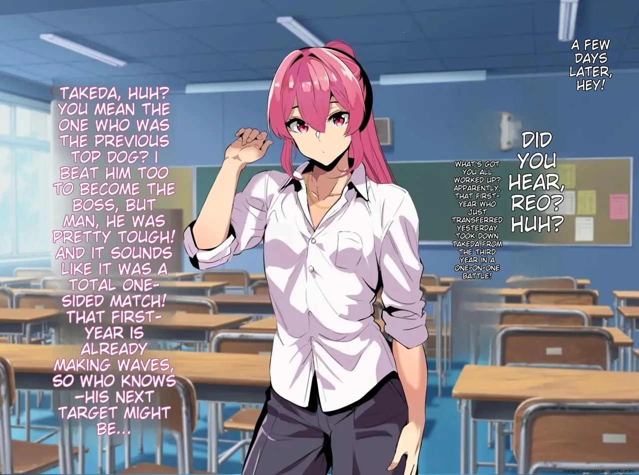 A female boy who lost a fight, a strong male who transferred schools, and a close female friend whom he admires is made to fall for him page 8 full