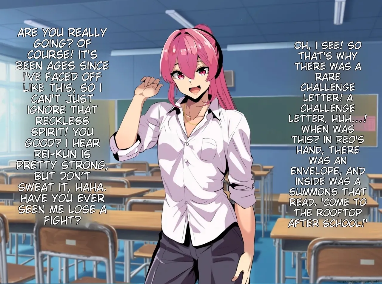 A female boy who lost a fight, a strong male who transferred schools, and a close female friend whom he admires is made to fall for him page 9 full