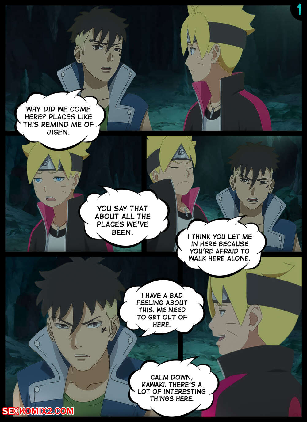 Naruto. A Terrible Nightmare. KristoLin for sexkomix2.com page 2 full