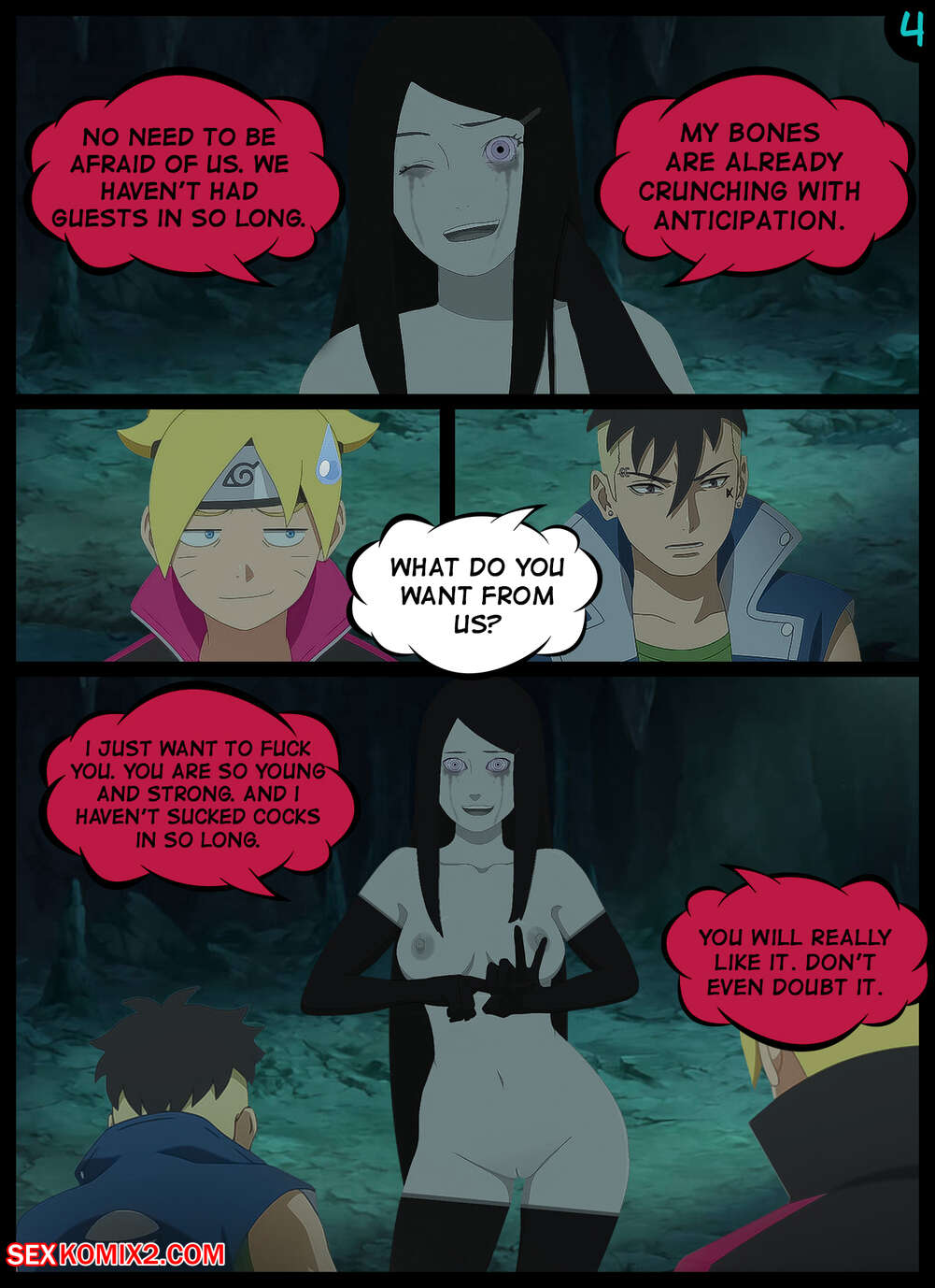 Naruto. A Terrible Nightmare. KristoLin for sexkomix2.com page 5 full