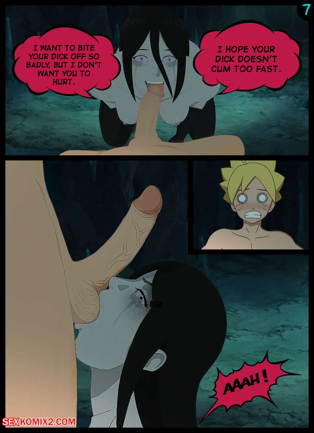 Naruto. A Terrible Nightmare. KristoLin for sexkomix2.com page 8 full