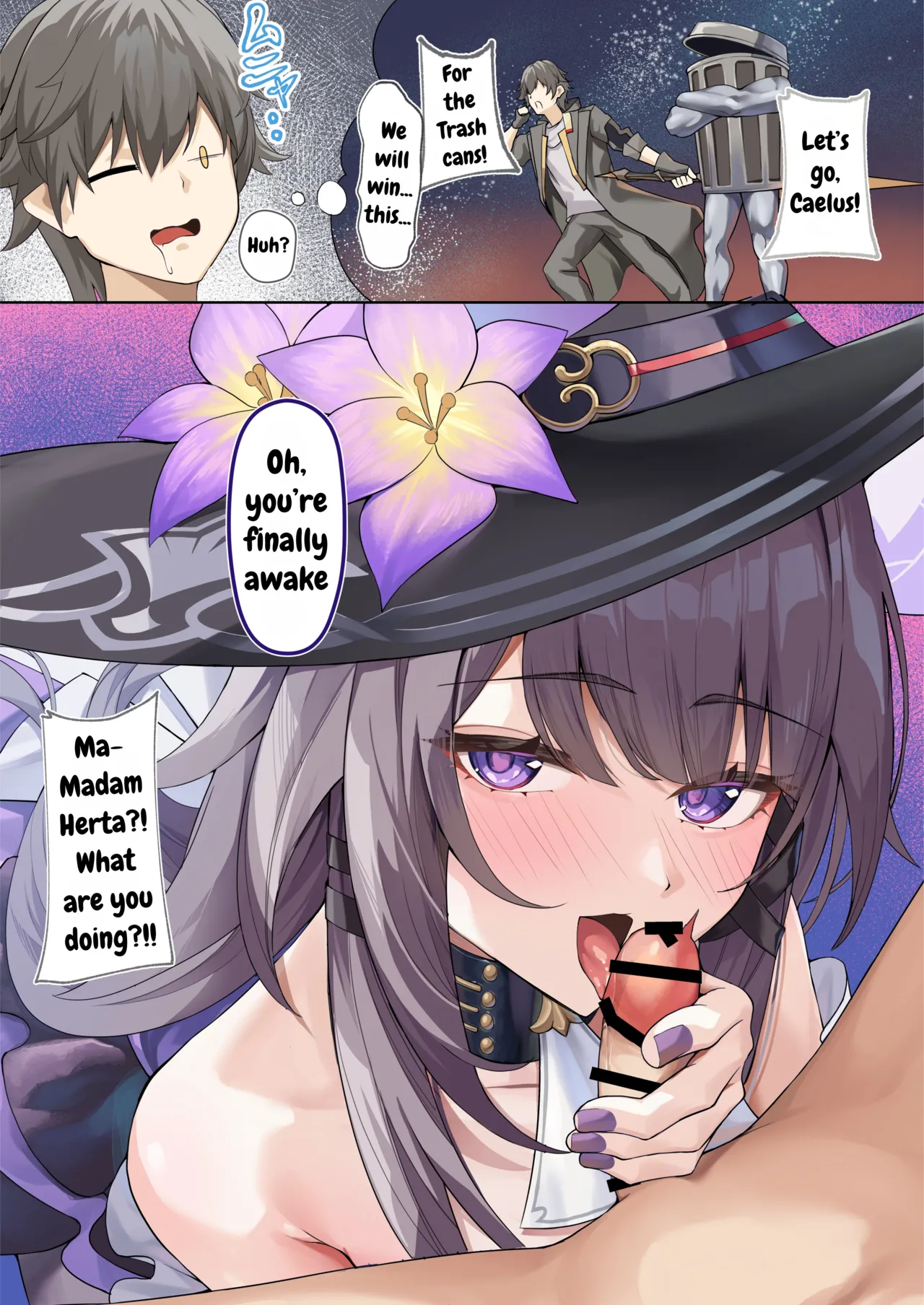 Madam Herta seems to want Caelus's sperm... page 1 full