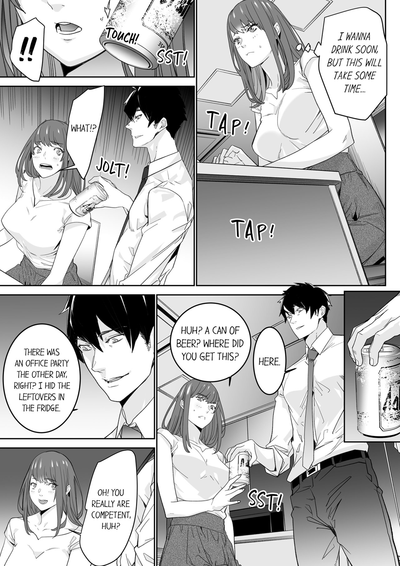 "Koitsu no SEX, Do-S Sugi...!" Shuuden Mae, Zetsurin Douki no Hageshime Piston 1 | Intense Sex with My Peerless Colleague Before the Last Train 1 page 7 full