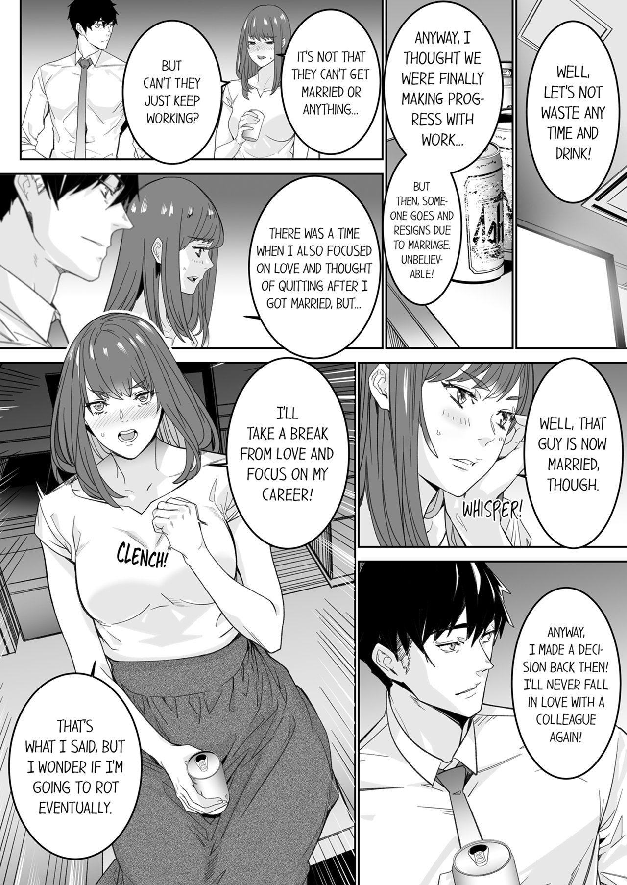 "Koitsu no SEX, Do-S Sugi...!" Shuuden Mae, Zetsurin Douki no Hageshime Piston 1 | Intense Sex with My Peerless Colleague Before the Last Train 1 page 8 full