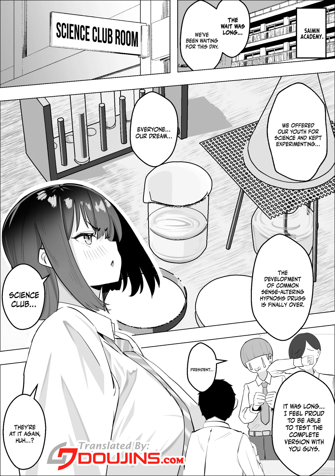 Saiminyaku -Shojo no Fuuki Iin o Yaritai Houdai / Hypnosis Drug -Doing As You Please With The Virgin Disciplinary Committee Member- page 3 full
