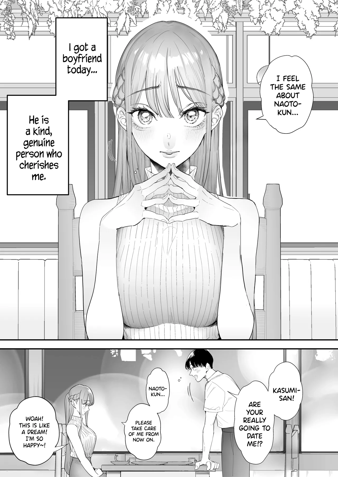 Boku wa Tsuma ga Netorare Nando mo Ikasareru Sugata o Mitsuzuketa. Soushuuhen | I Kept Watching While a Man Made My Wife Cum Over and Over Prologue page 5 full